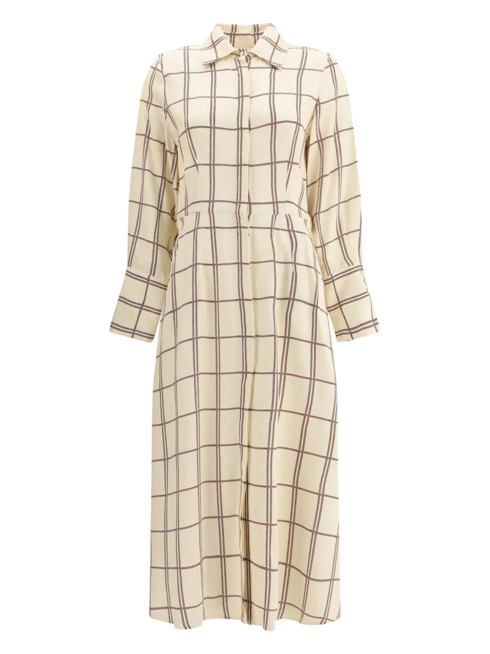 

Твиловое платье-рубашка Bordeaux в клетку Crida, нейтральный