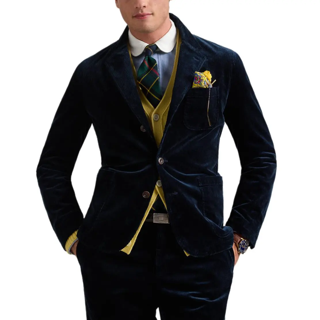 Polo Ralph Lauren Пиджак мужской деловой темно-синий FW24 — фото 4