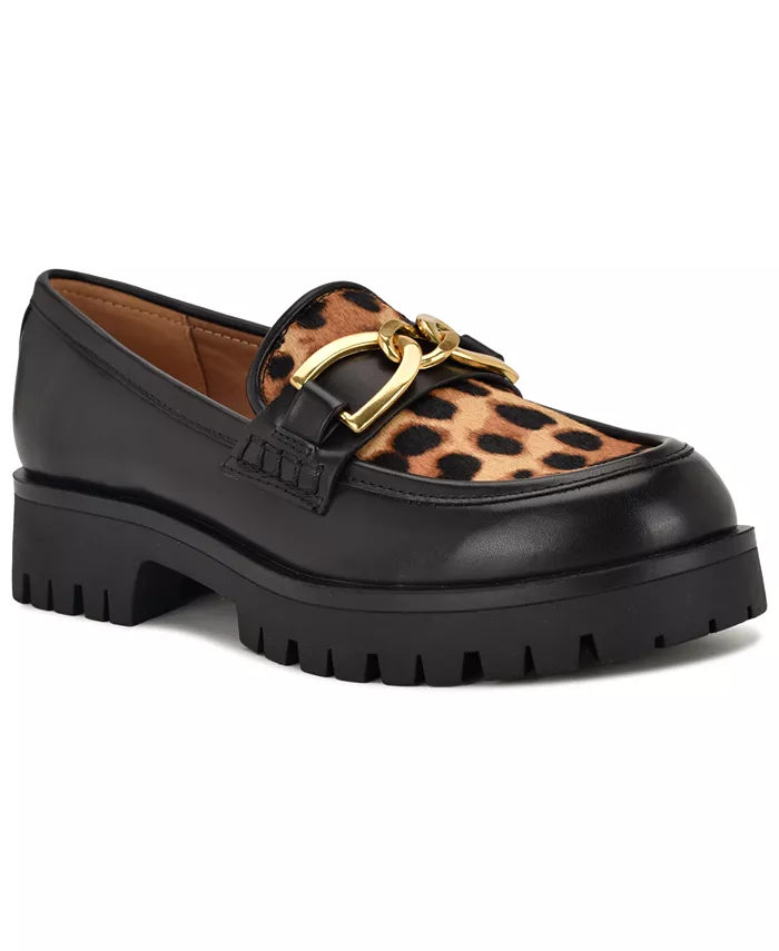 Женские лоферы Gables Chain Bit Lug Nine West, мультиколор