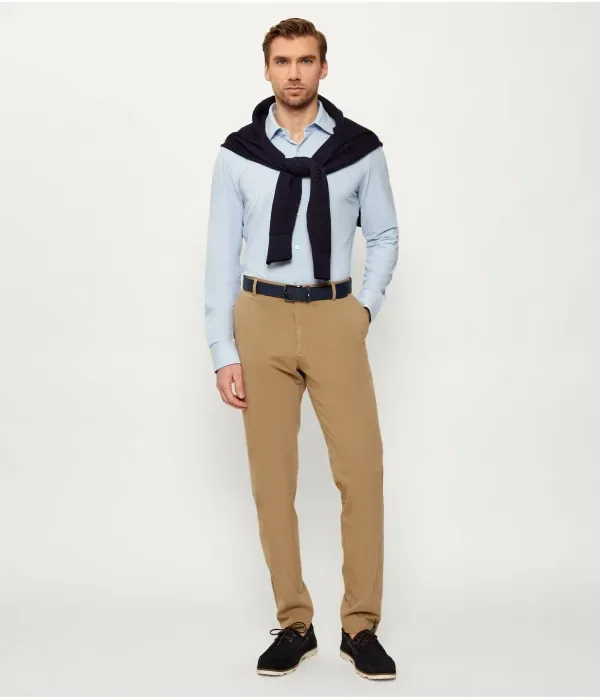 Футболка P-HANK-K-261 slim fit Boss, небесно-голубой — фото 2