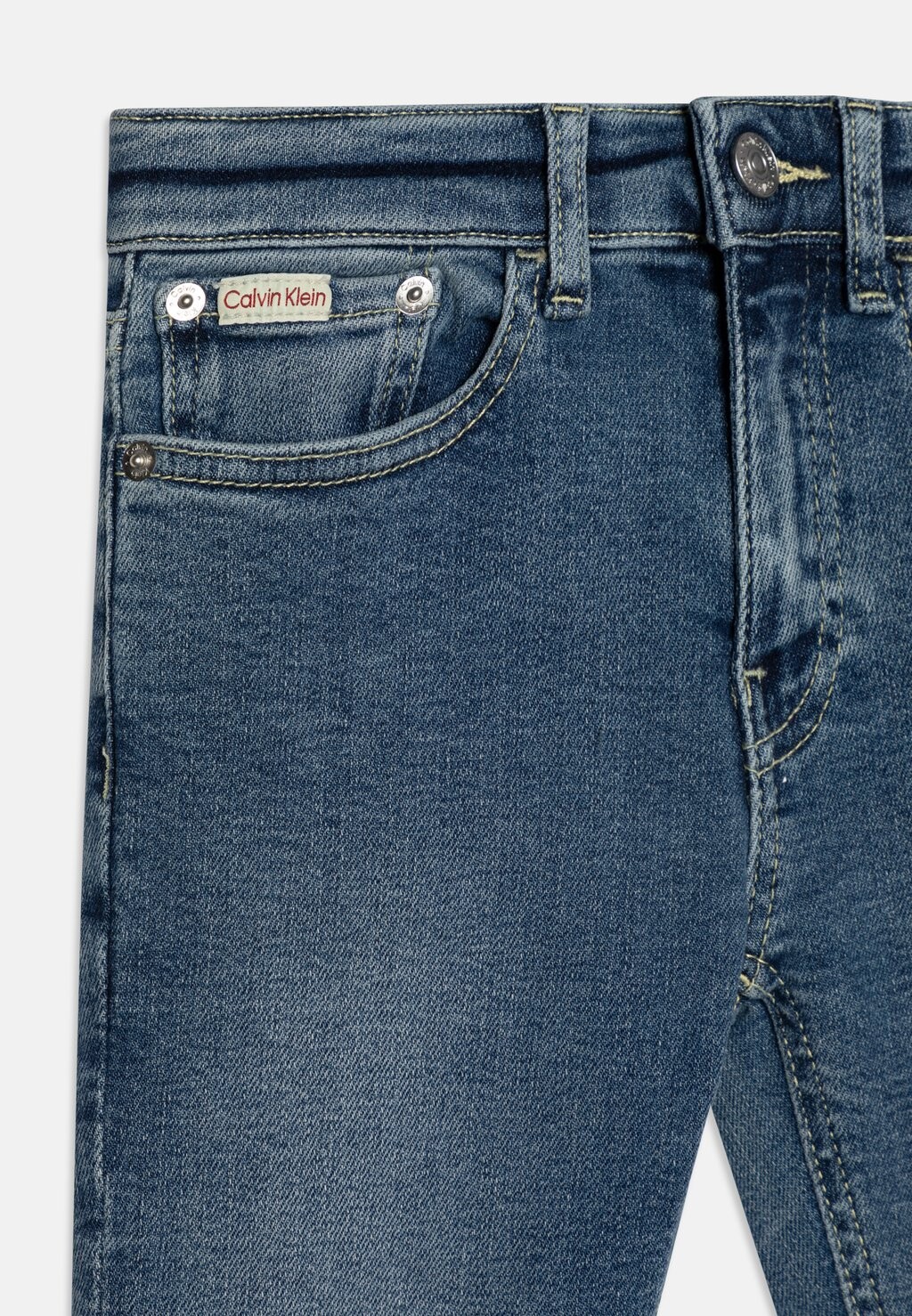 

Джинсы узкого кроя Calvin Klein, синий деним