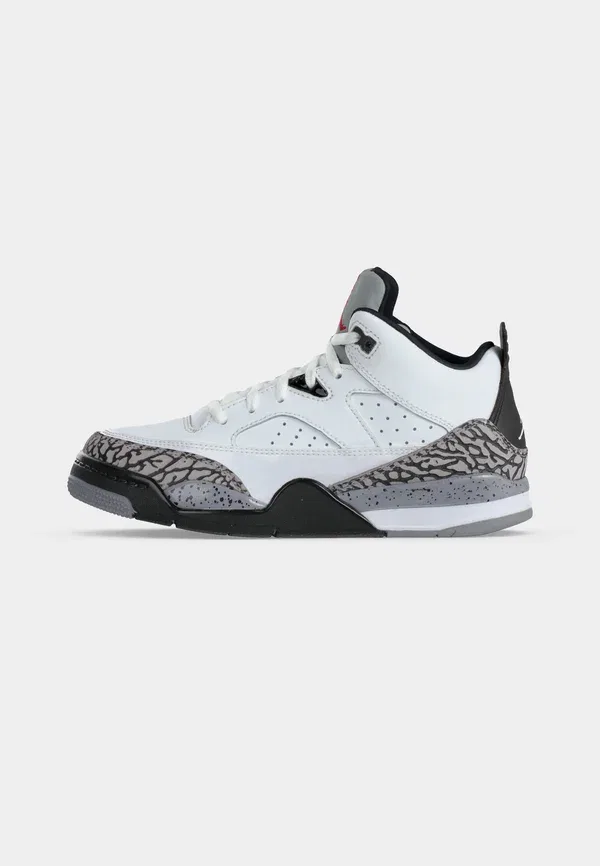 Кроссовки Son of Mars Jordan, white/gym red/black/cement grey, белый/красный/черный/цементно-серый — фото 2