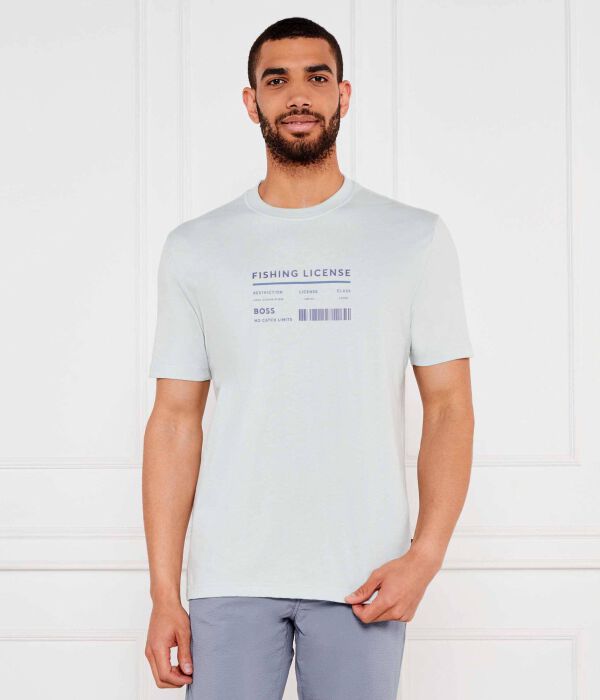 

Футболка te_atacama Regular fit Boss Orange, голубой