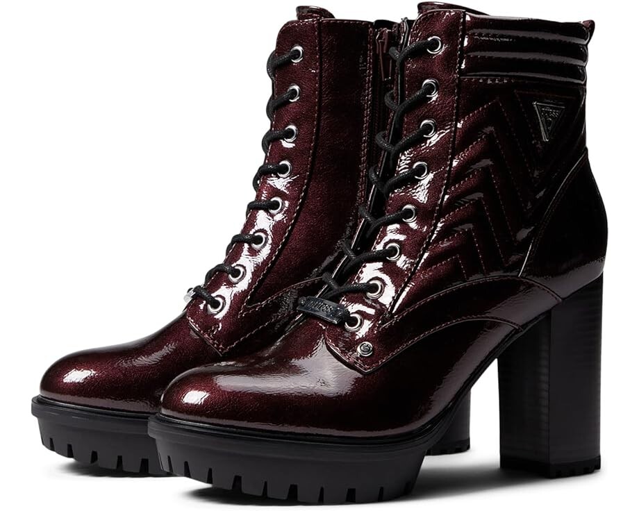 

Ботинки GUESS Manners, цвет Cranberry High Shine