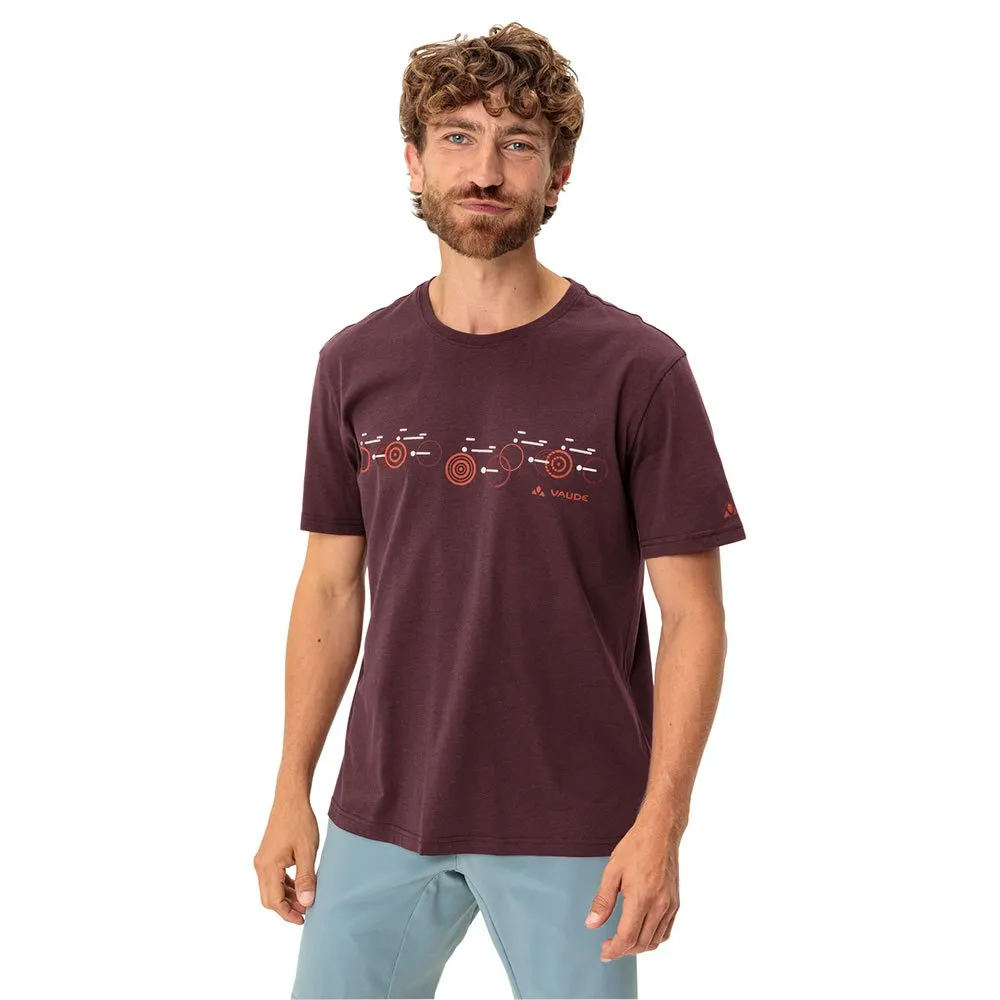 

Футболка с коротким рукавом VAUDE Cyclist V, красный