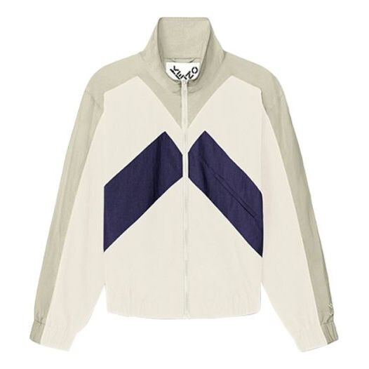 

Куртка Men's KENZO SS21 Colorblock Zipper Jacket Light Brown, цвет tan