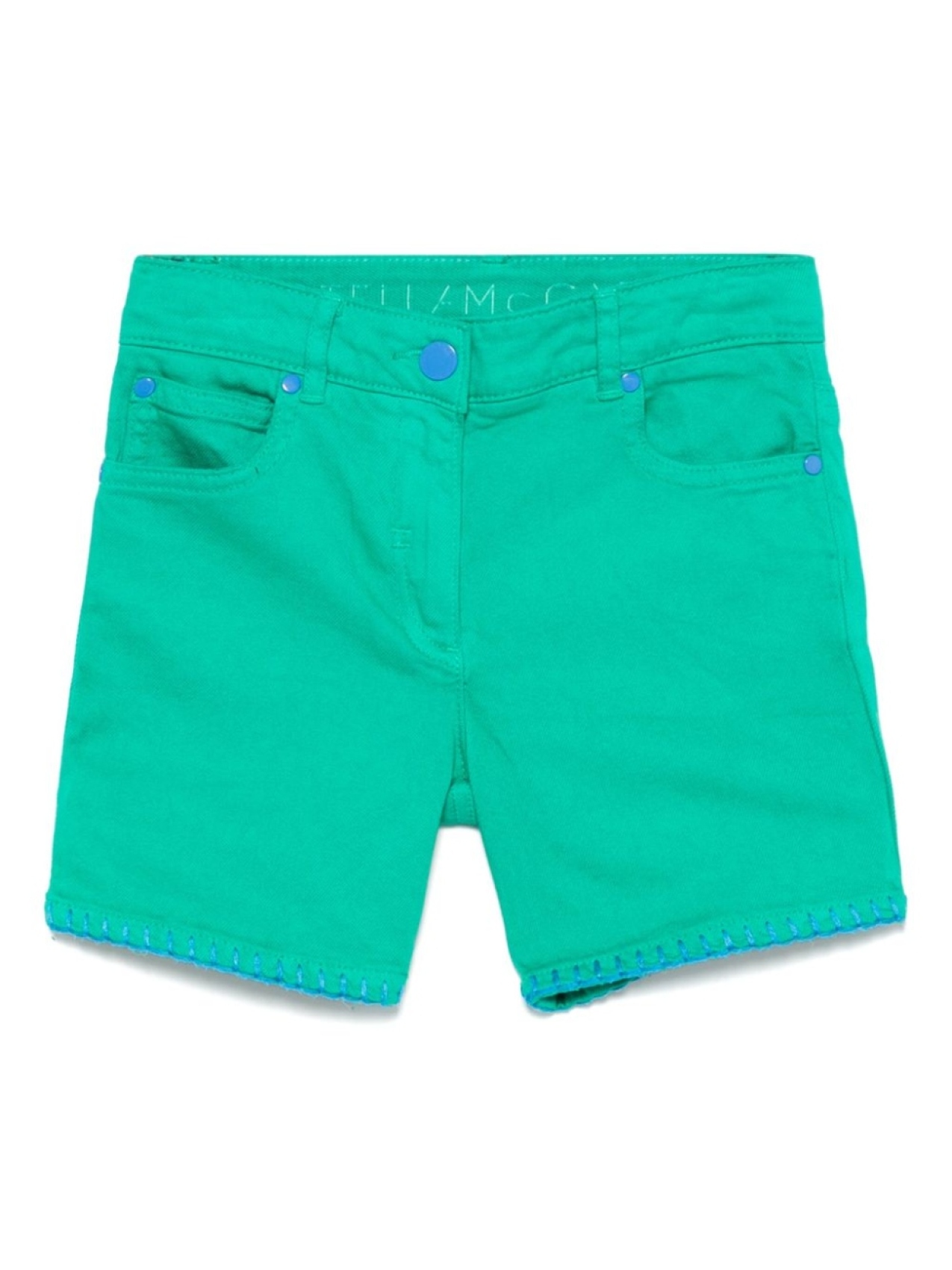 

Stella McCartney Kids джинсовые шорты с вышивкой, зеленый