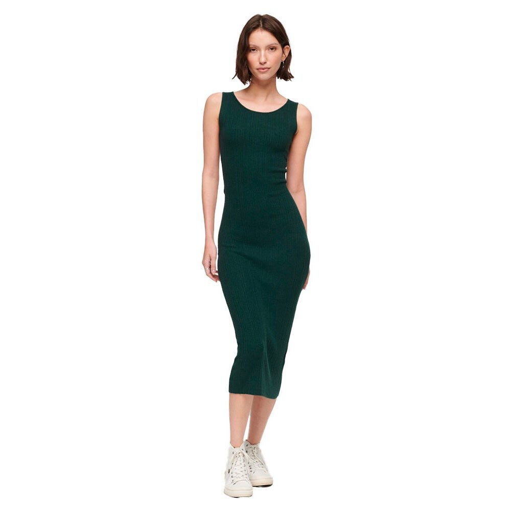 

Платье Superdry Backless Knitted, зеленый