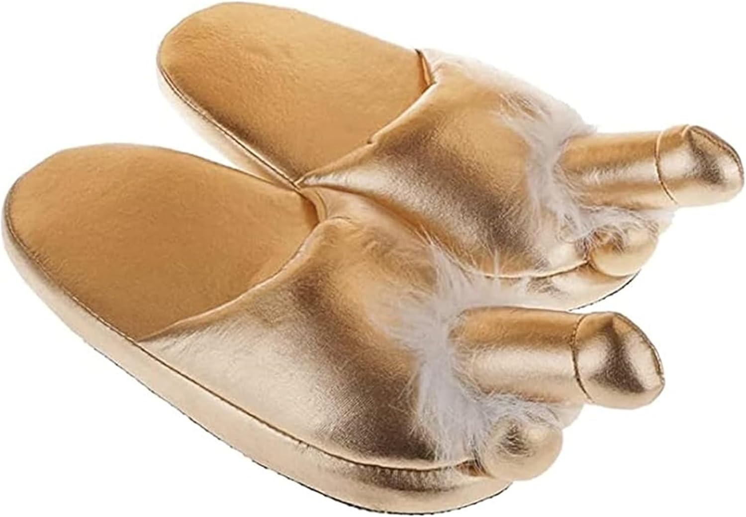 

Забавные плюшевые тапочки для взрослых унисекс Awevudst с дизайном груди, домашние тапочки-шутка, идеальные подарки для колледжской жизни