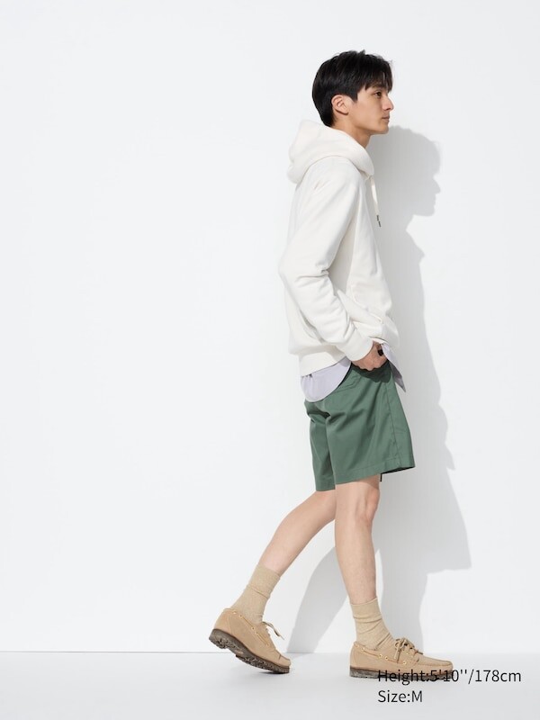 

Сухие эластичные легкие шорты Uniqlo, зеленый