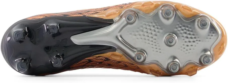 Мужские бутсы New Balance Tekela V4 Pro Low с шнуровкой FG, черный/серебристый — фото 3
