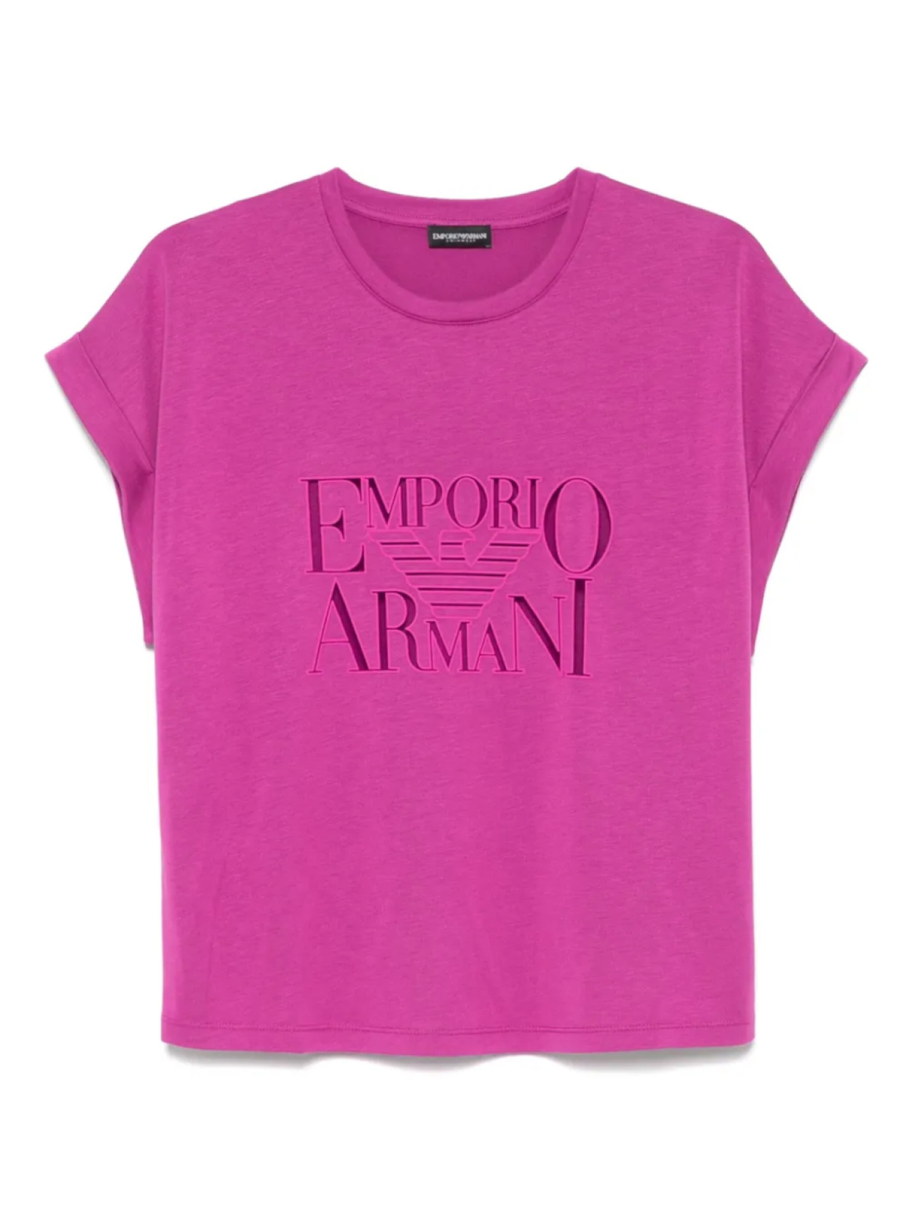 

Футболка с логотипом Emporio Armani, розовый