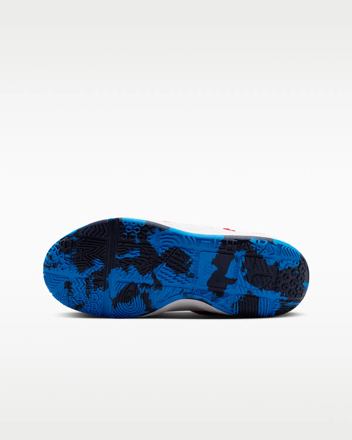 Детские баскетбольные кроссовки Nike Team Hustle D 12, Team Navy/University Red/Photo Blue/Sail — фото 2