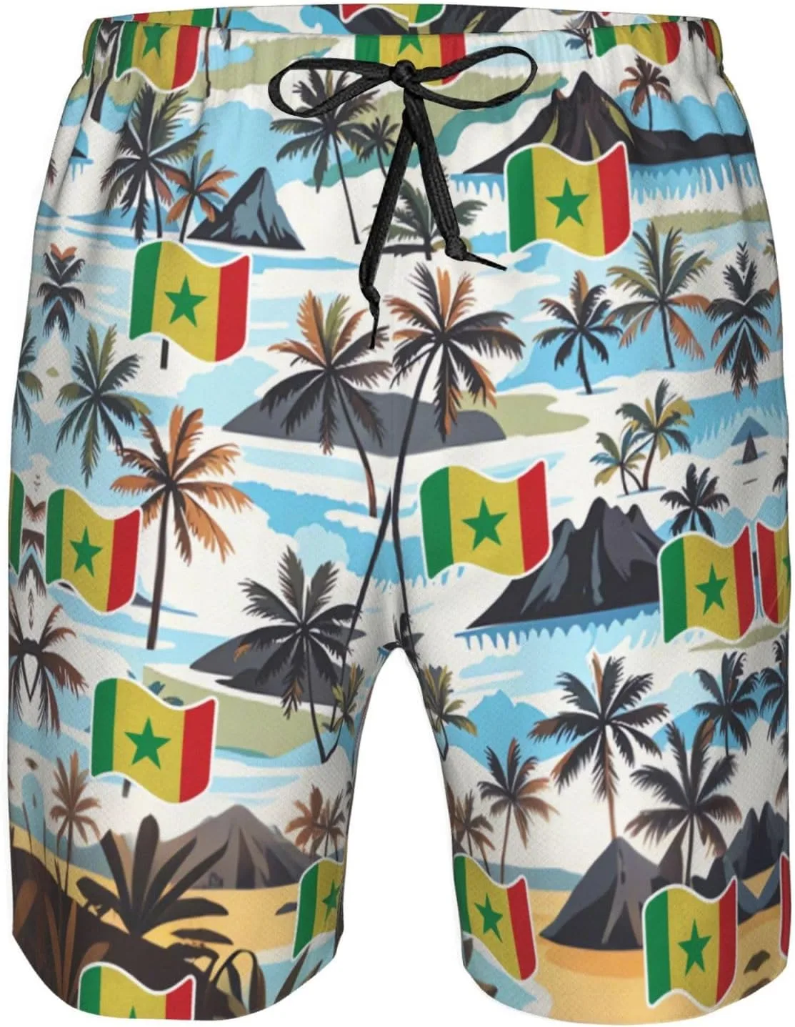 Мужские плавки-шорты Sierra Leone Sierra Leonean Board Shorts Swim Trunks Generic, Senegal Senegalese — фото 4