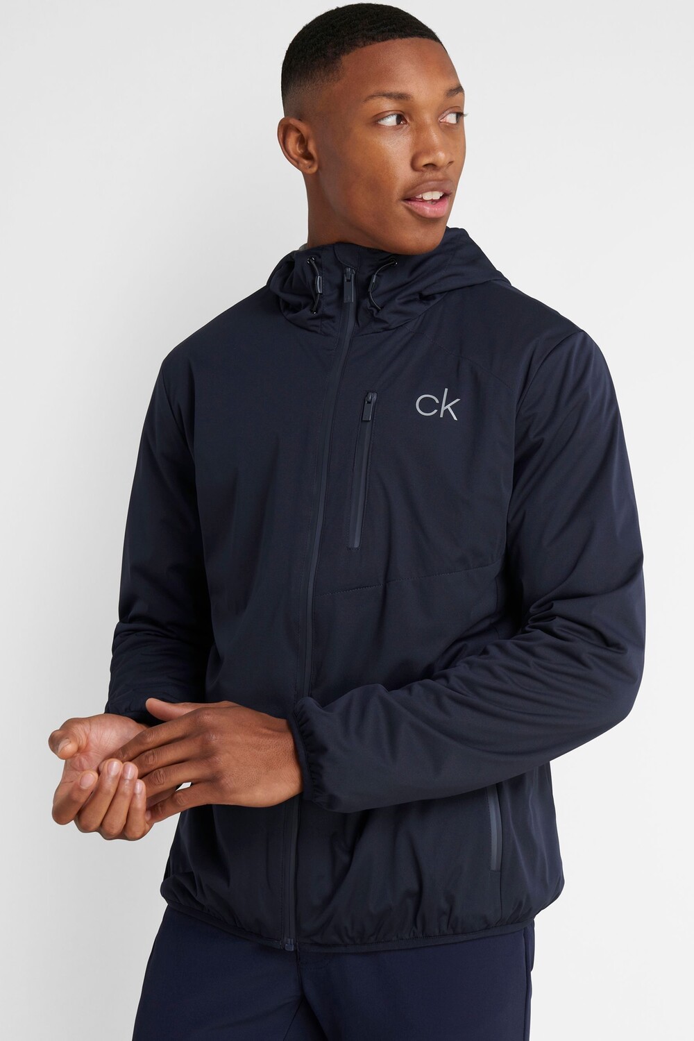 

Синяя куртка с капюшоном "Альтрон" Calvin Klein, синий