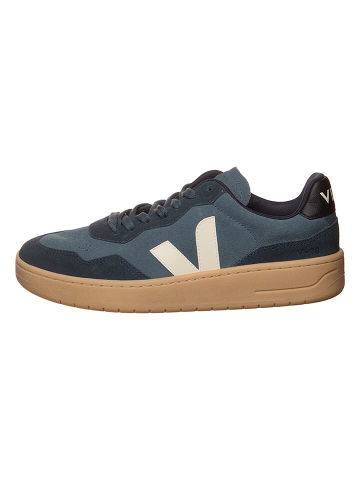 

Кроссовки на шнуровке Veja Leder-Sneakes V 90, цвет Dunkelblau/Blau