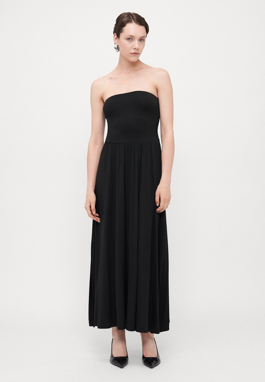 

Платье из джерси STRAPLESS DROPWAIST DRESS - Maxi dress Gap Tall, черный