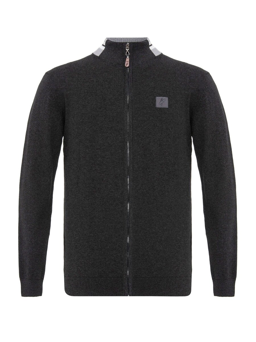 

Вязаный кардиган Jacey Quinn Dominic, цвет Anthracite/Light grey