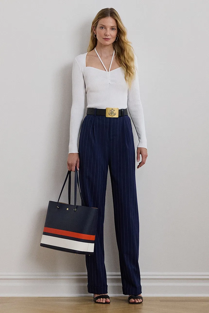 

Шерстяные брюки Lauren Ralph Lauren, темно-синий