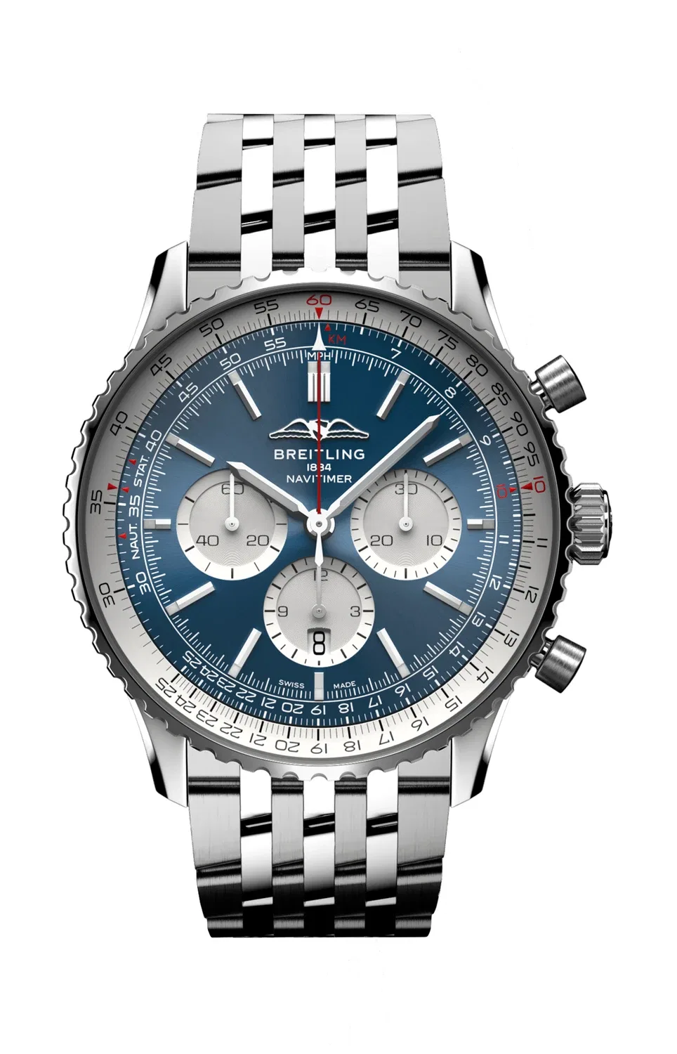 NAVITIMER B01 ХРОНОГРАФ 46 - AB0137211C1A1 BREITLING, желтый
