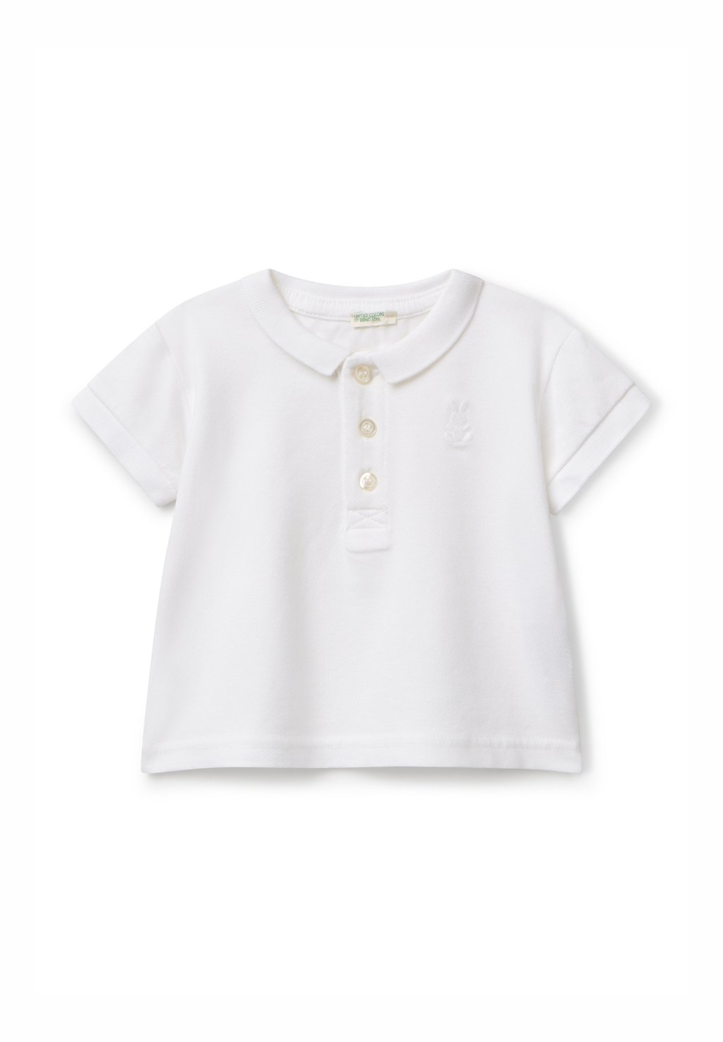 

Поло SHORT SLEEVE United Colors of Benetton, белый
