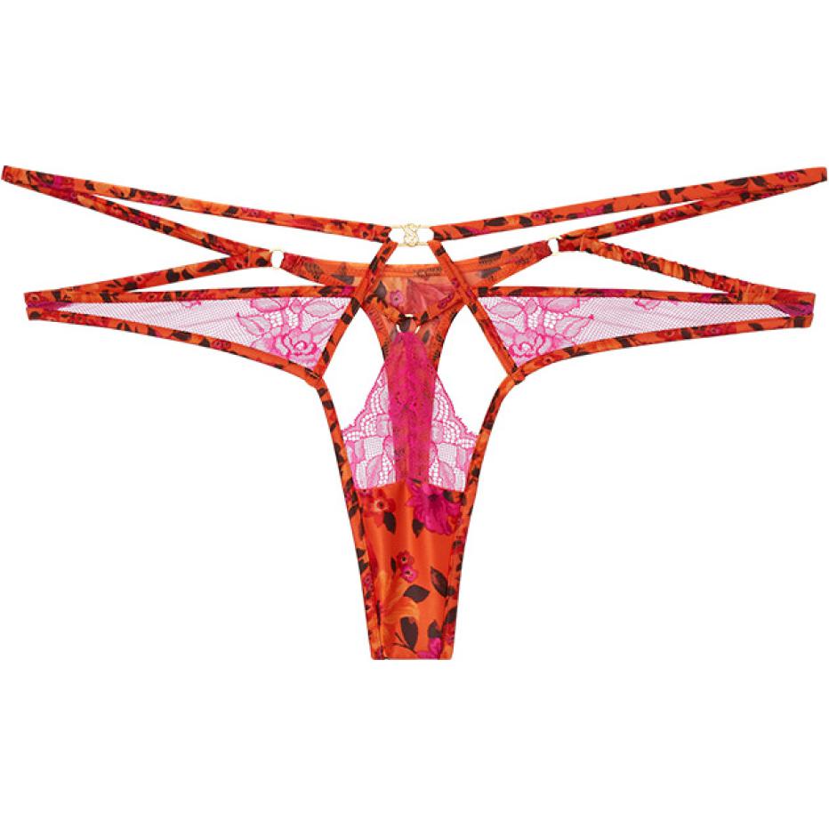 

Очень сексуальные трусы Women's 1 Pack Orange Jacquard Victoria's Secret, оранжевый