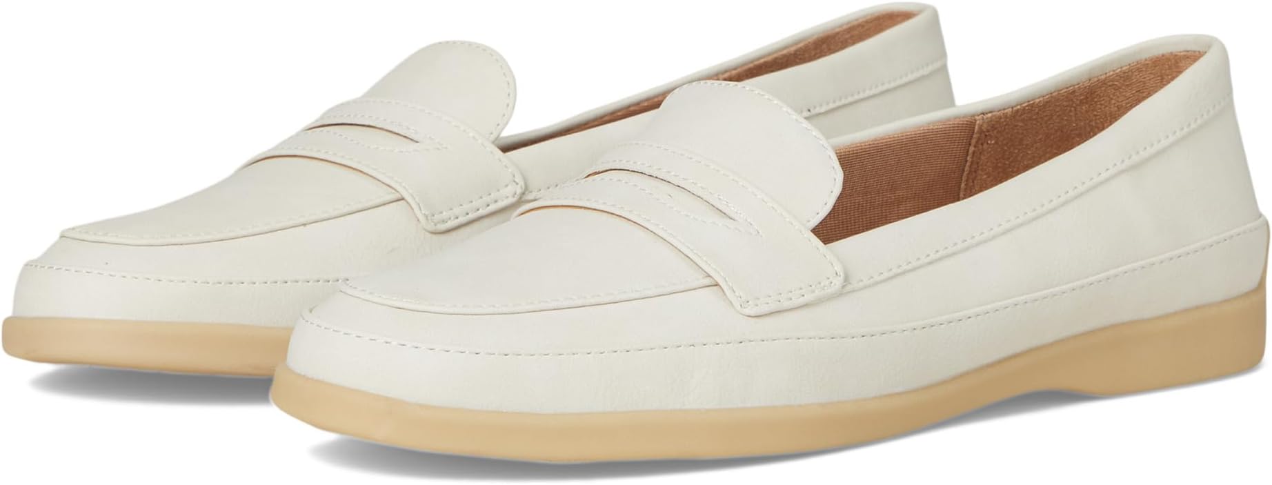 Лоферы LifeStride Malta, цвет Cloud White Faux Leather