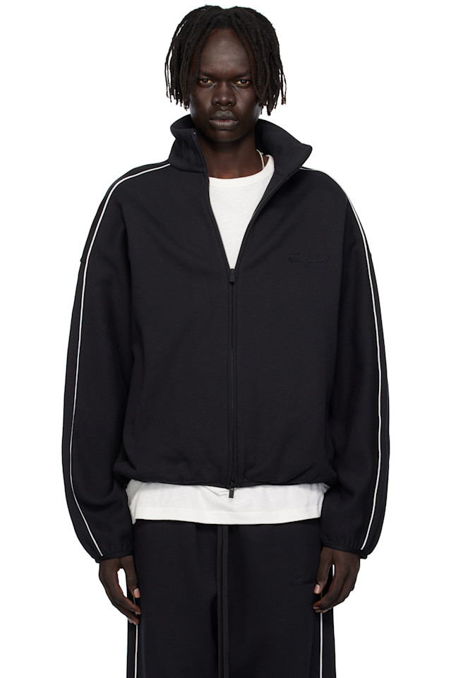 

Fear Of God Essentials Черная современная флисовая спортивная куртка