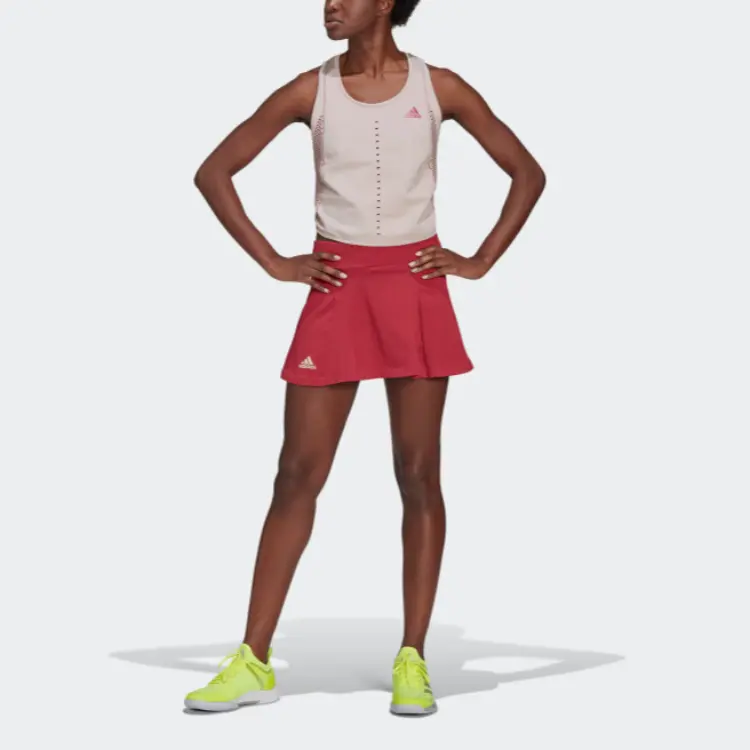 Футболка-майка женская цвета айвори Adidas — фото 3