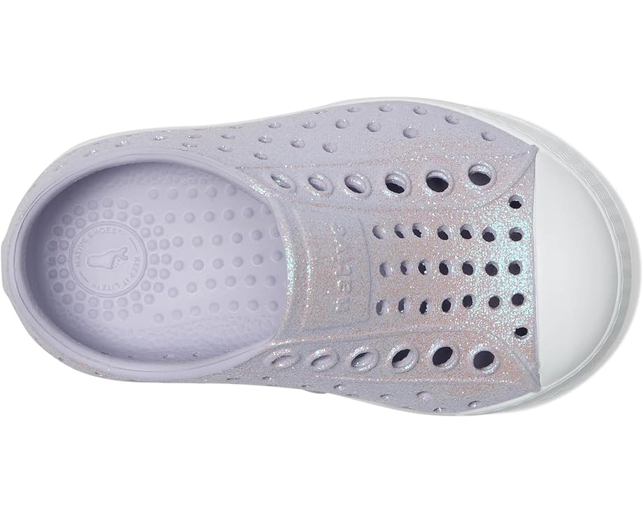 Кроссовки Native Shoes Kids Jefferson Bio-Bling, цвет Future Purple Bling/Shell White — фото 2