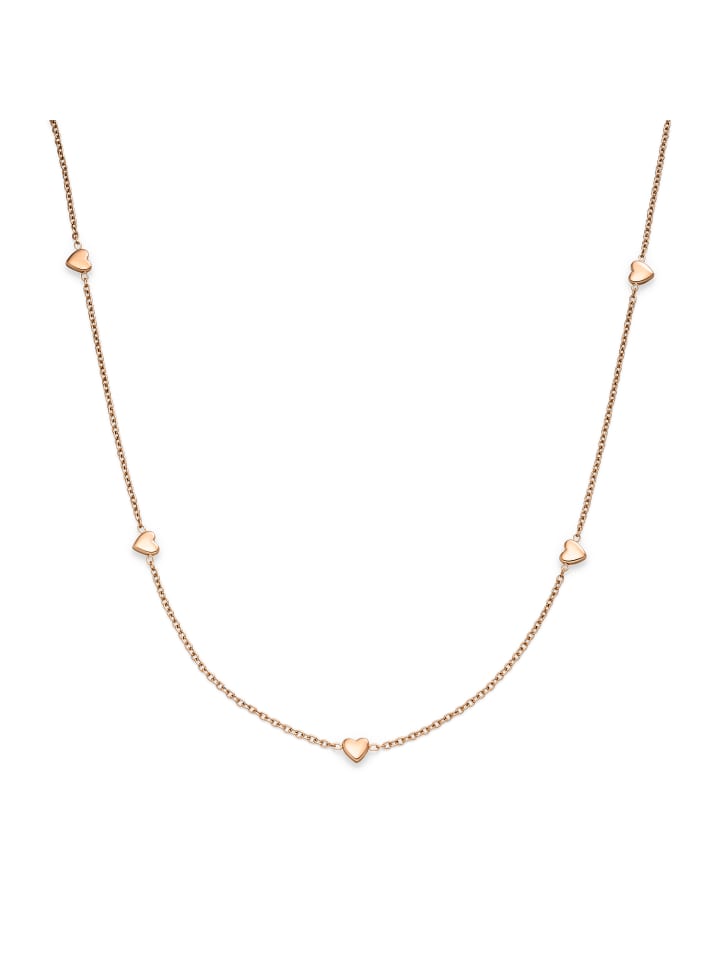 

s.Oliver Колье «Маленькие сердечки» из розового золота