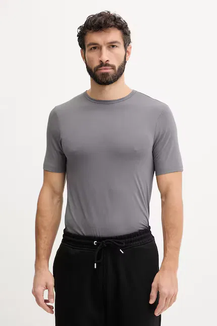 Футболка из вискозы TShirt RN 3P Bamboo BOSS, белый — фото 2