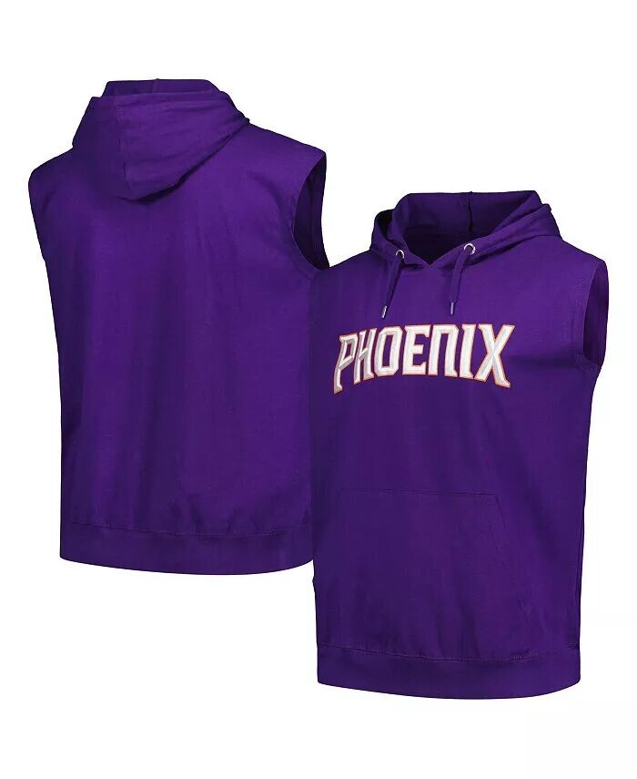 

Мужская фиолетовая толстовка с капюшоном Phoenix Suns Jersey Muscle Fanatics