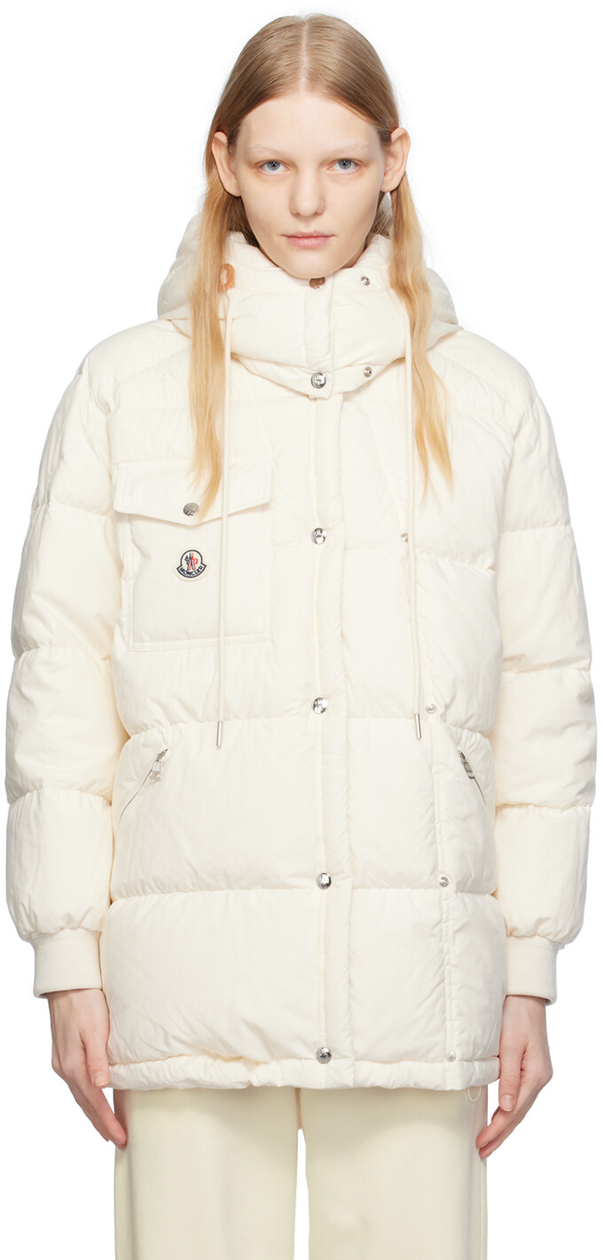

Moncler Off-White Пуховик Karakorum