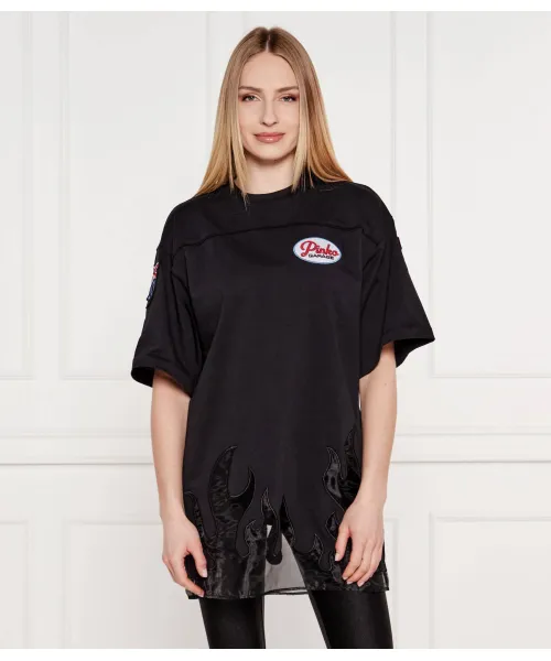 

Футболка Relaxed fit Pinko, черный