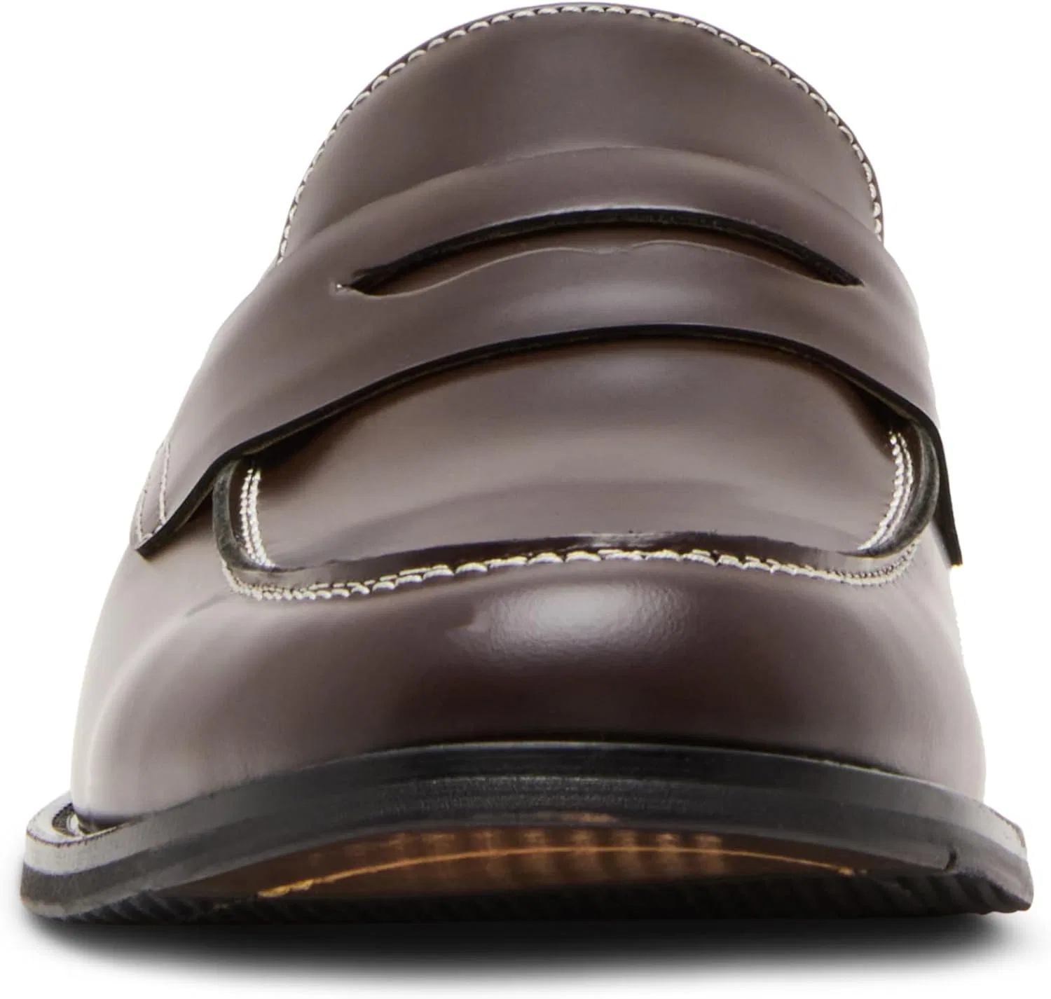 Мужские туфли Steve Madden Natan Penny Moc, Dark Brown — фото 2