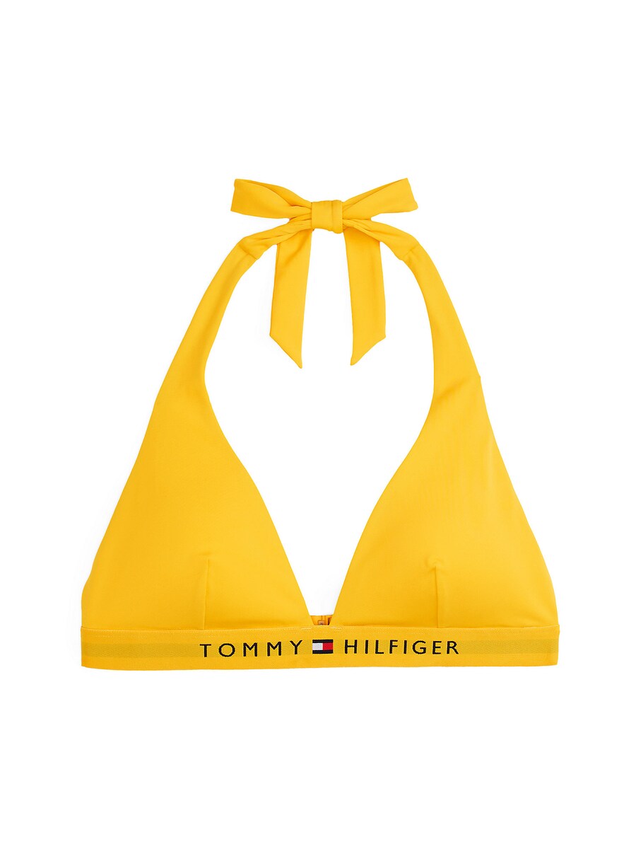 

Треугольный топ бикини TOMMY HILFIGER, желтый