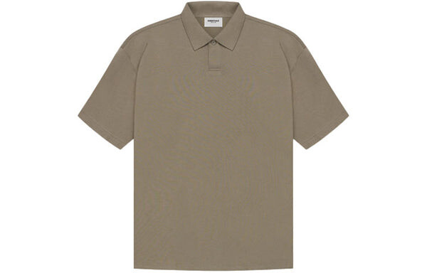 Рубашка ss21 polo shirt 'taupe' Fear Of God Essentials, коричневый — фото 3