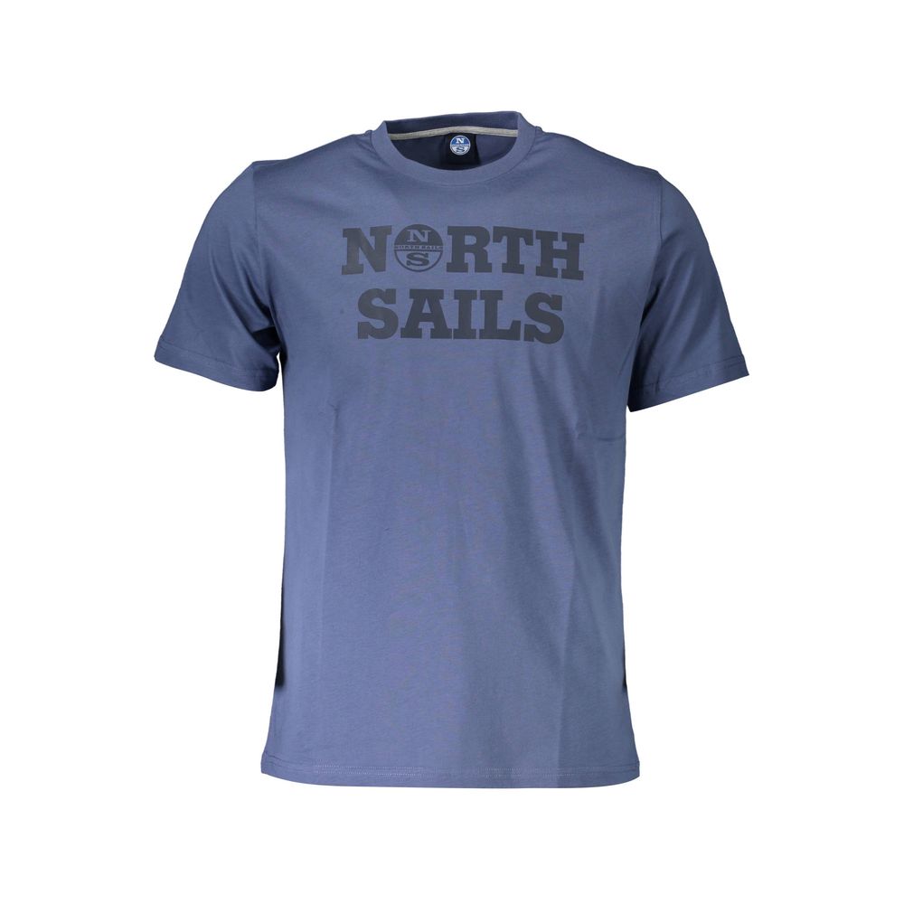 

Синяя хлопковая мужская футболка North Sails