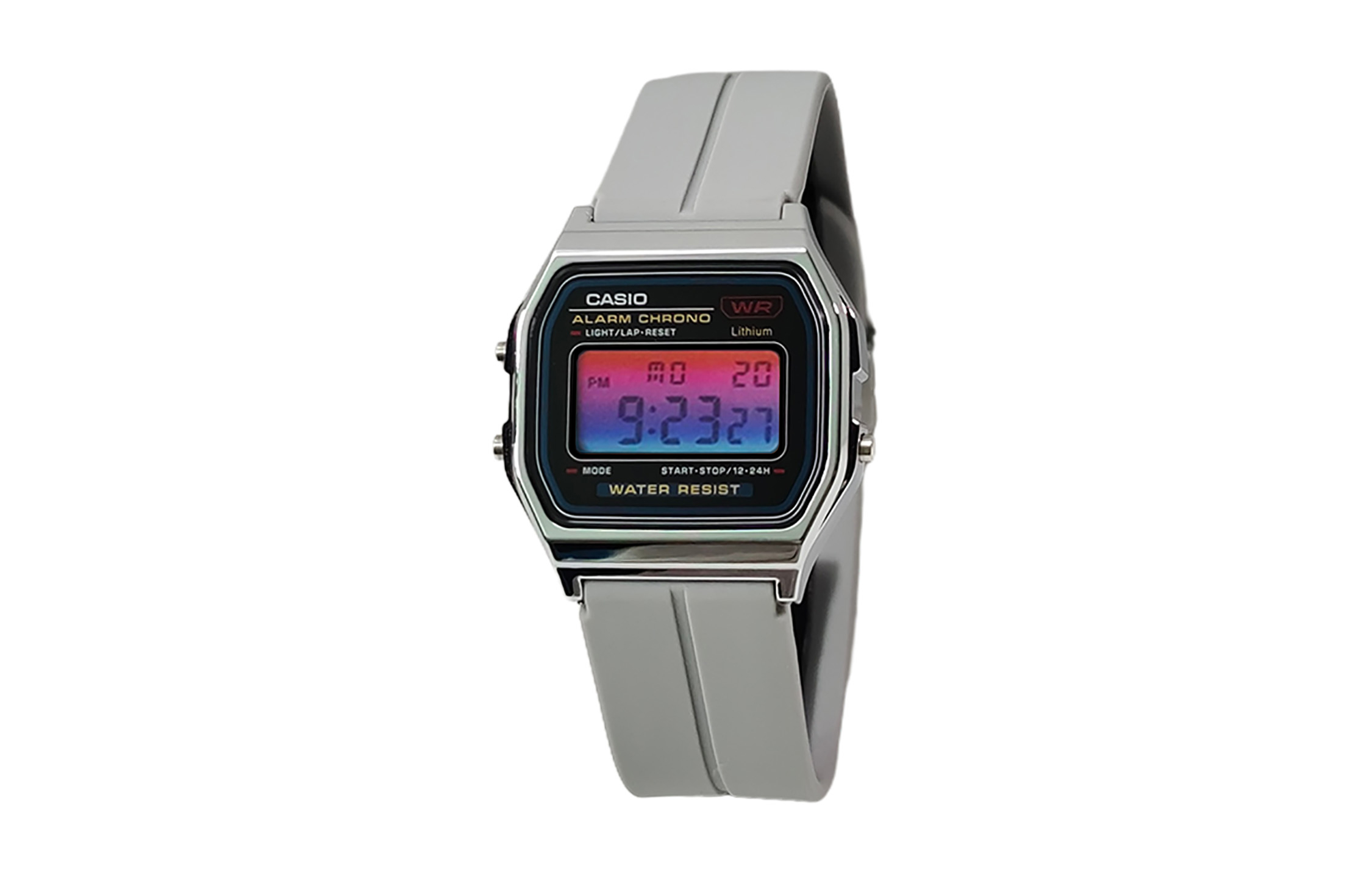 

CASIO Кварцевые часы унисекс с силиконовым ремешком и черным циферблатом