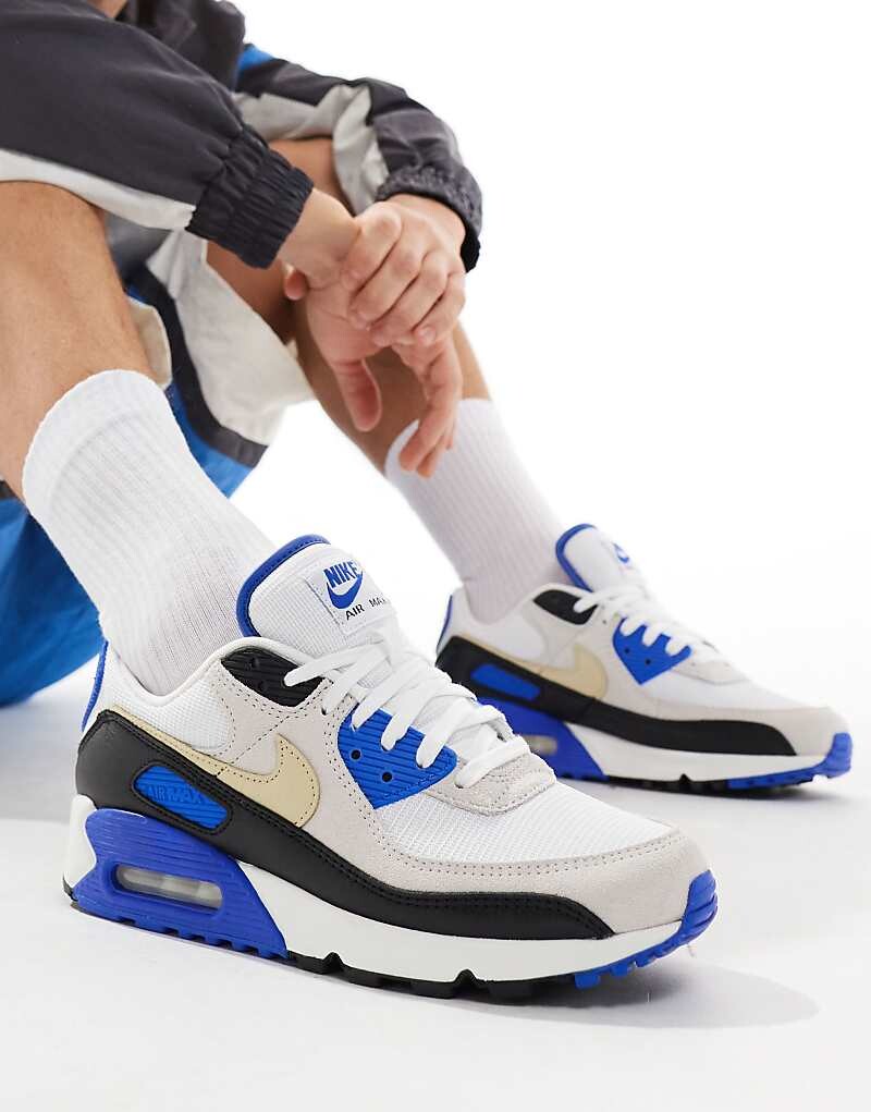 

Nike – Air Max 90 – Бело-черная спортивная обувь, Черный, Nike – Air Max 90 – Бело-черная спортивная обувь
