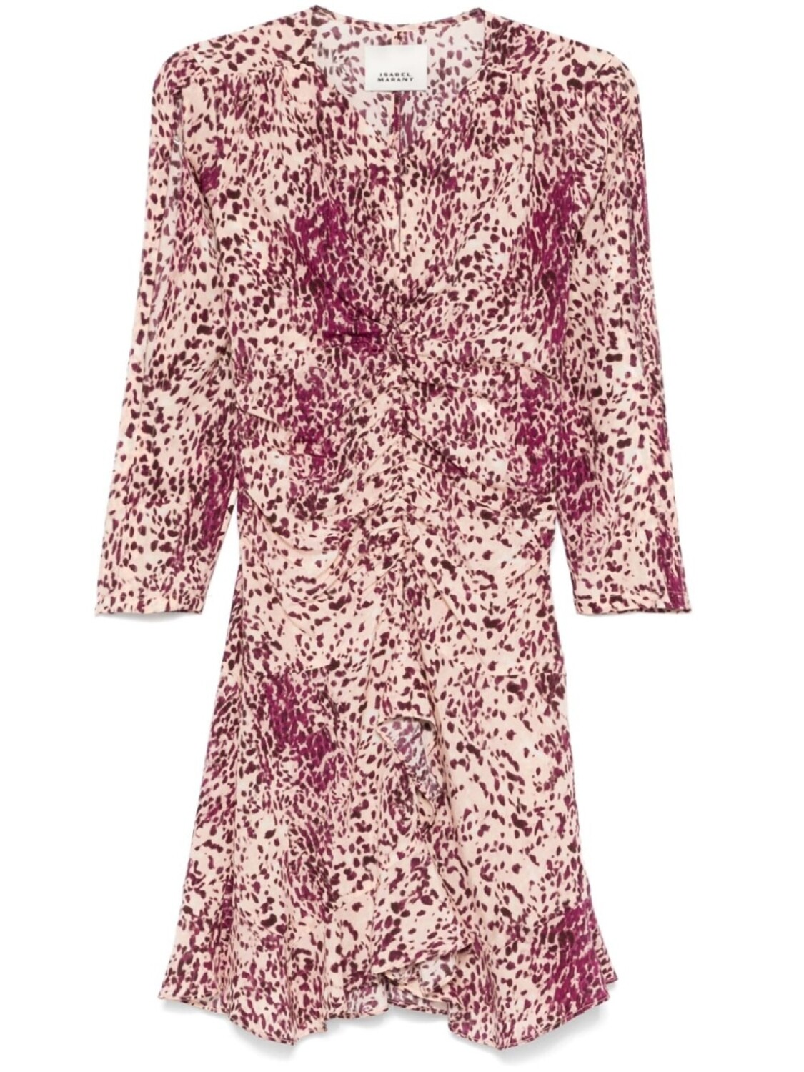 

Платье мини ISABEL MARANT Octavi, фиолетовый