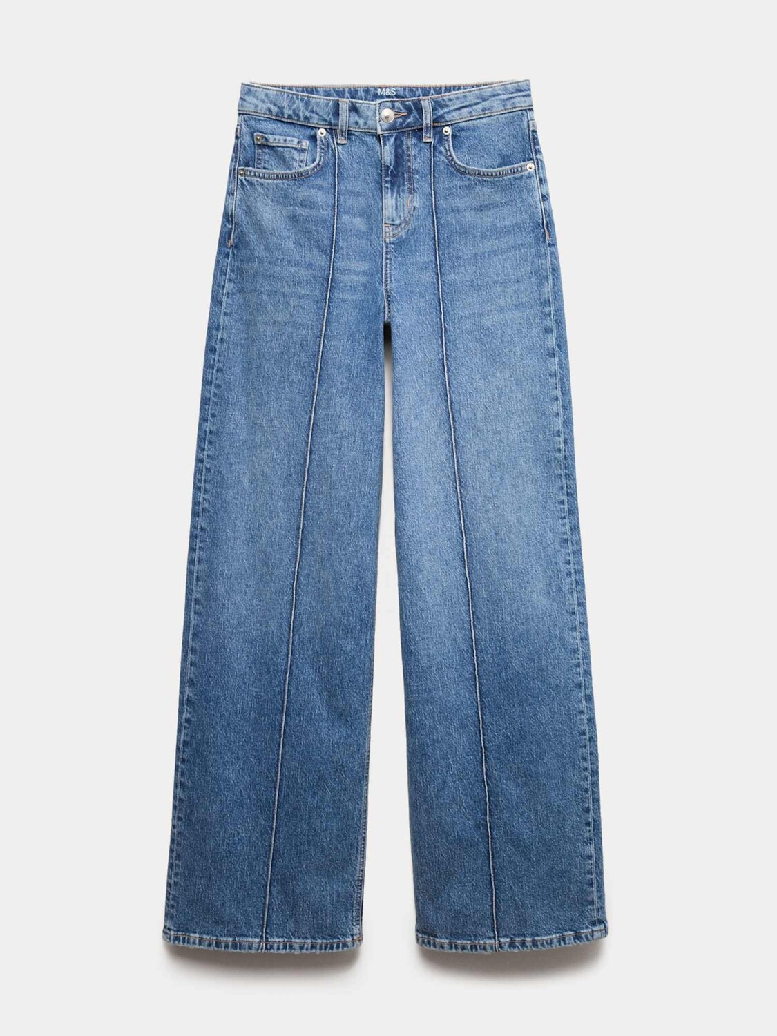 

Marks & Spencer Джинсы свободного кроя в синем дениме