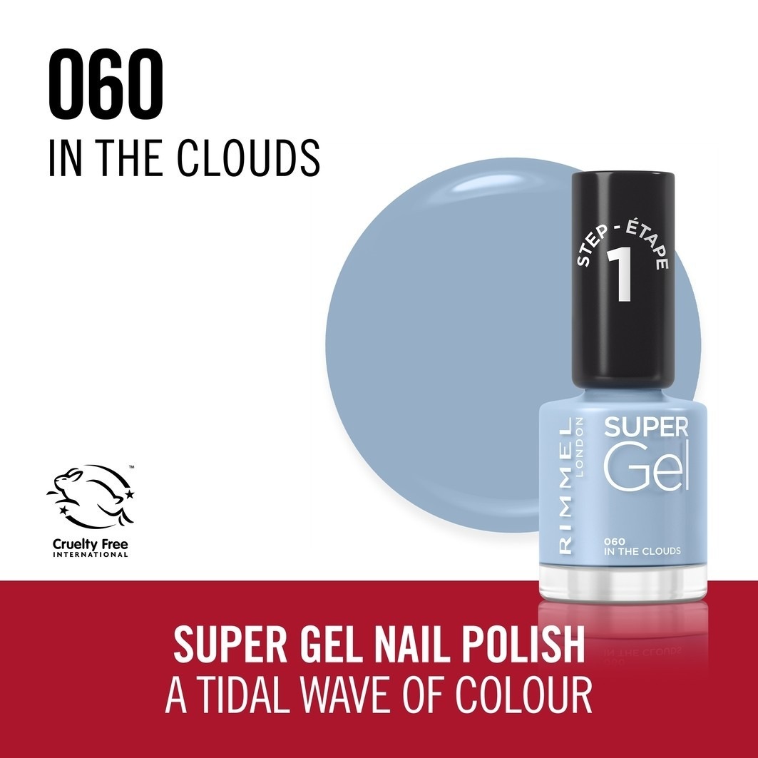 Лак для ногтей rimmel london super gel żelowy lakier do paznokci 060 Rimmel London, 12 ml, объем 12 мл — фото 4