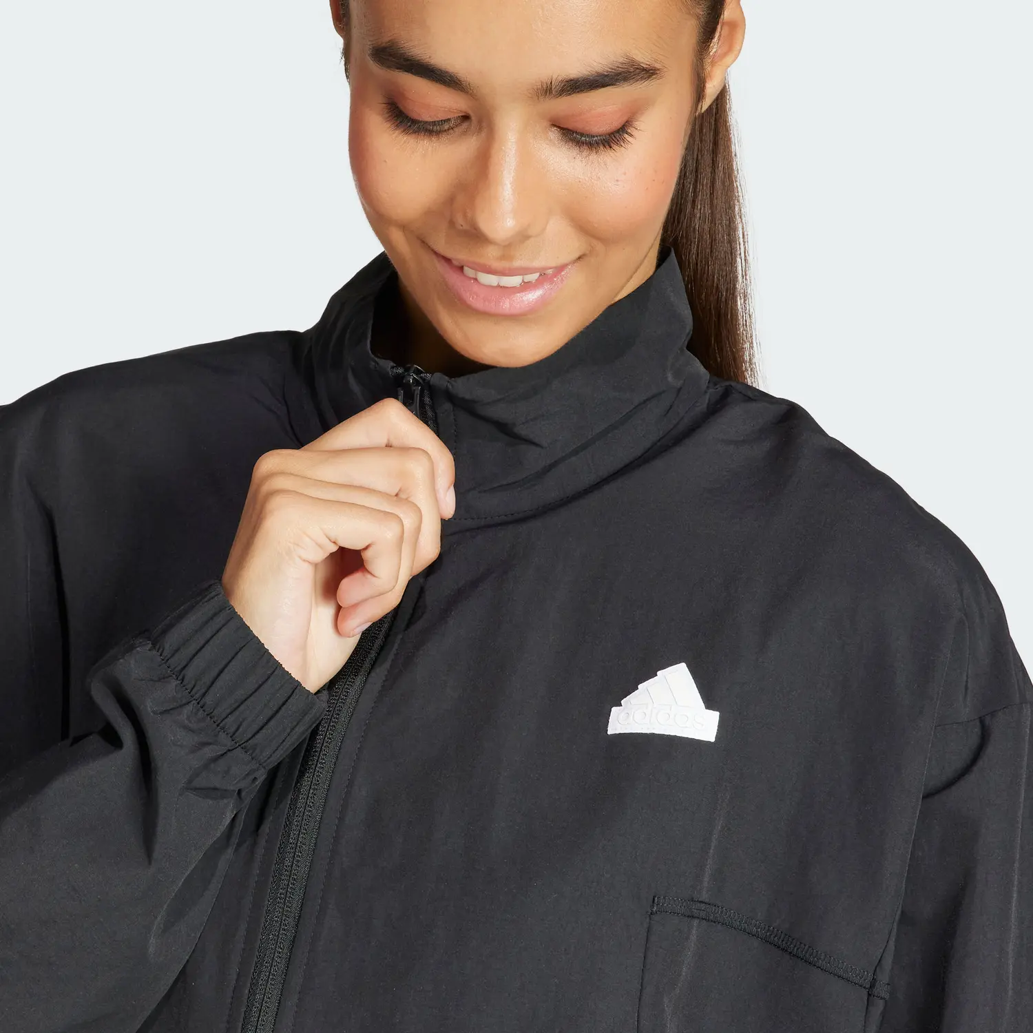 Костюм спортивный Adidas для женщин черный — фото 4