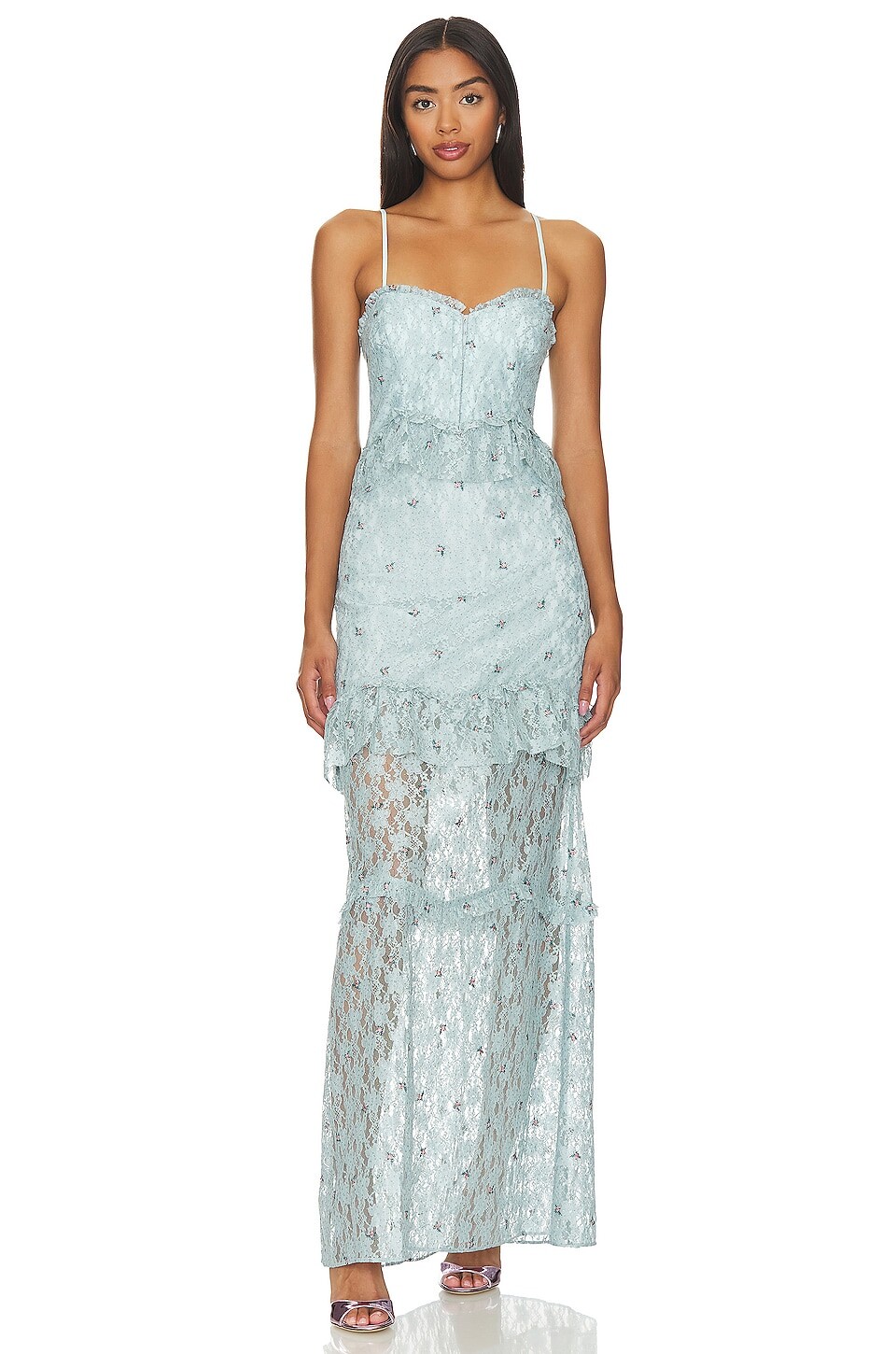 

Платье MAJORELLE Aisling Gown, цвет Baby Blue