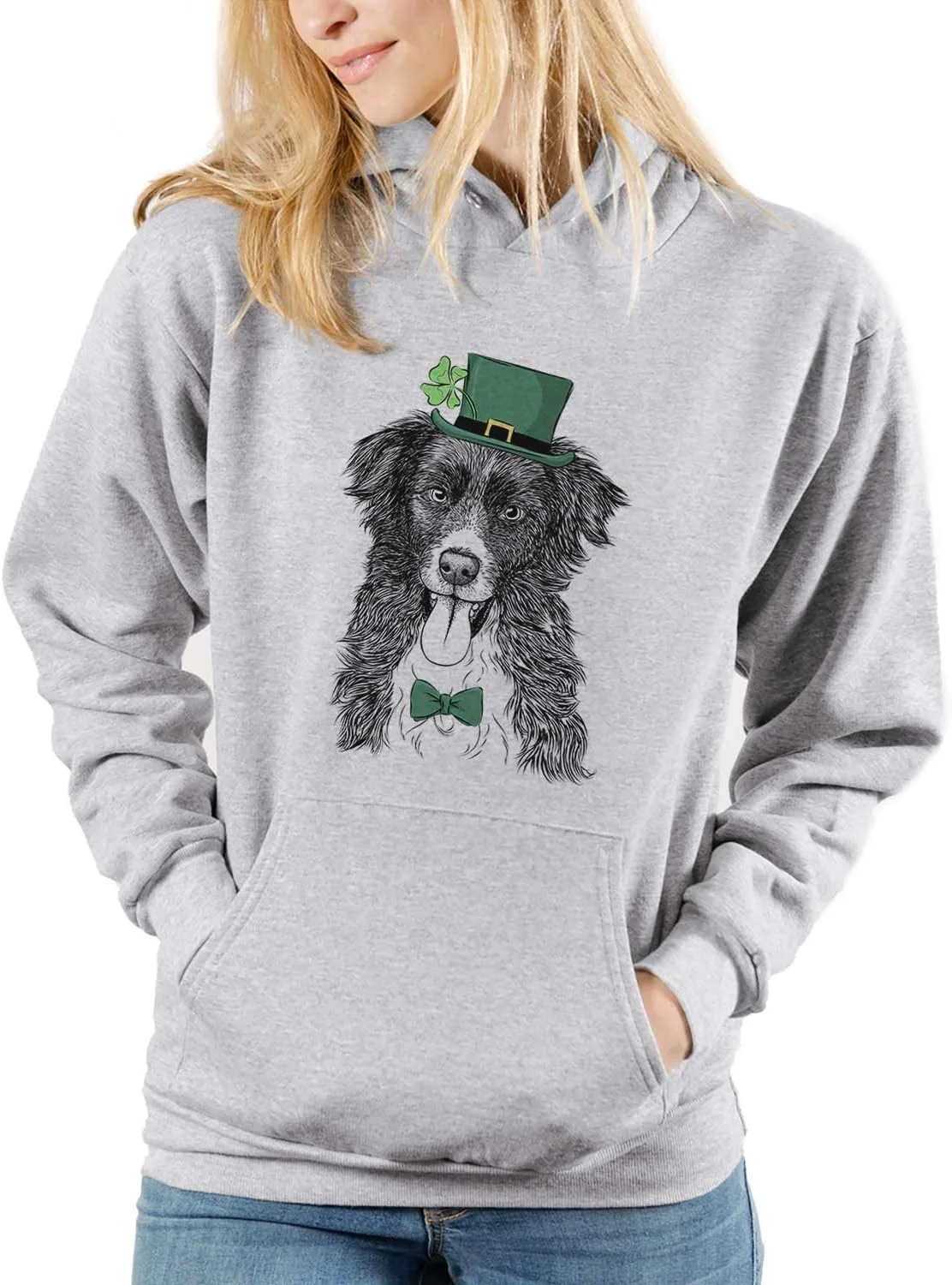 

Футболка Inkopious St. Patrick's Day с принтом Border Collie