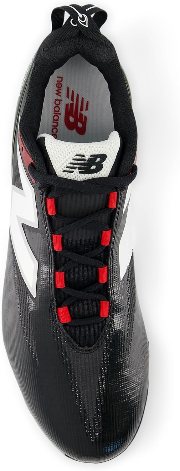 Кроссовки для мужчин New Balance Burnx5, белый/черный — фото 4
