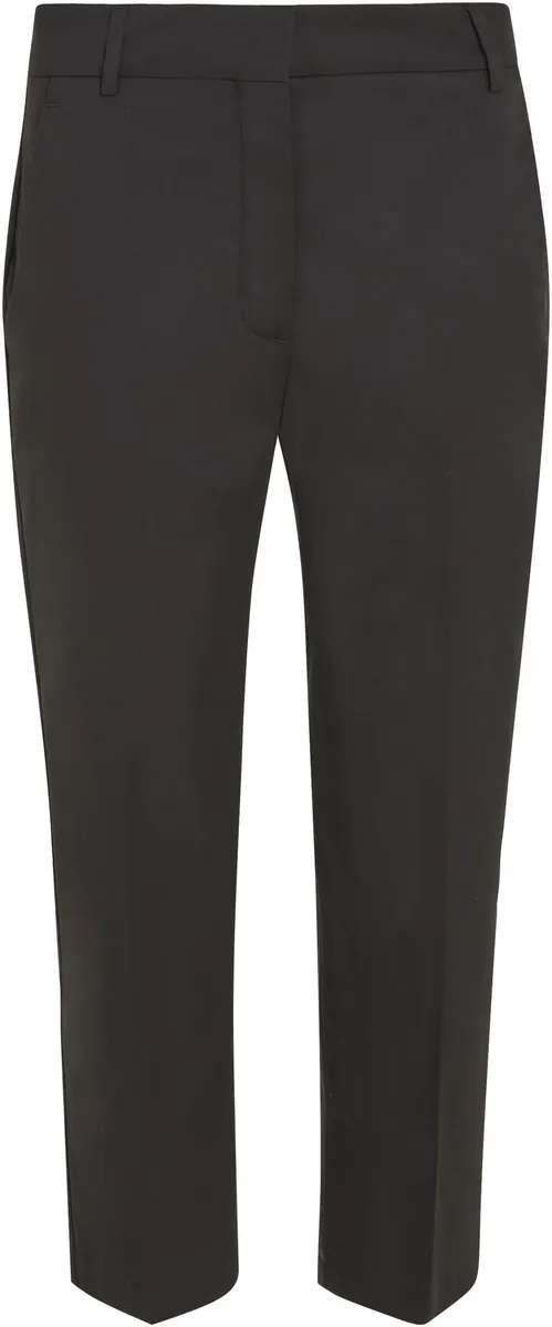 

Брюки-чиносы Tommy Hilfiger Curve "CRV SLIM STRAIGHT CO CHINO" с тисненым логотипом, черный