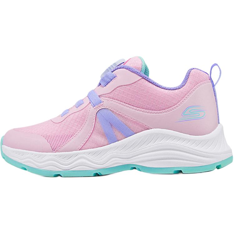 

Skechers Kids Детские кроссовки с низким верхом, устойчивые к ударам и износу, розовые
